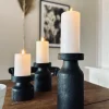 VIAMAJA Lysestager<Lysestage wood til bloklys 20cm