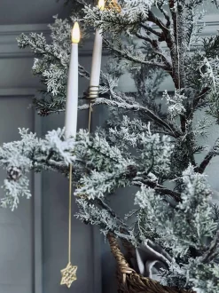 VIAMAJA Jul<Lysholder til juletræ STAR - 6 stk.