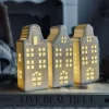 VIAMAJA Lysestager|Lyshuse<Lyshus med led - WHITE MIX
