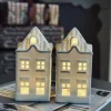 VIAMAJA Lysestager|Lyshuse<Lyshus med led - Porcelæn