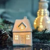 VIAMAJA Lysestager|Lyshuse<Lyshus med led lys - Porcelæn