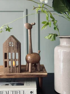 VIAMAJA Lysestager|Lyshuse<Lyshus Wood - Small