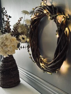 VIAMAJA Lys Og Led|Led Dekoration<Lyskæde med blade og blomster
