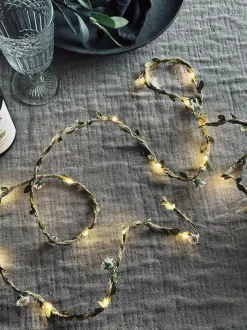 VIAMAJA Lys Og Led|Led Dekoration<Lyskæde med blade og blomster
