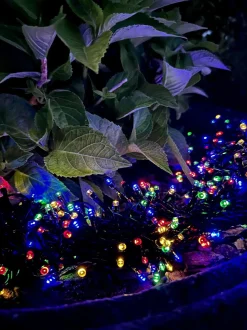 VIAMAJA Lys Og Led|Udendørs Led<Lyskæde med solceller PARTY - Ekstra kraftig med 400 led lys