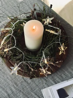 VIAMAJA Lys Og Led|Led Jul<Lyskæde med stjerner