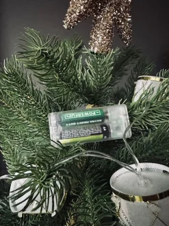 VIAMAJA Lys Og Led|Led Jul<Lyskæde med trommer - timerfunktion