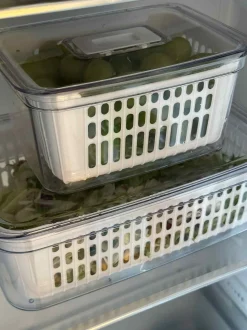 VIAMAJA Køkken Opbevaring<Madopbevaring med dræn - 3600ml