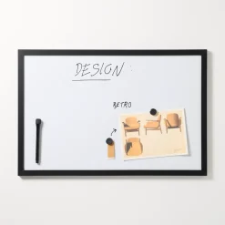 VIAMAJA Tavler Og Whiteboards|Tavler Og Whiteboards<Magnetisk whiteboard, sort ramme, 40 x 60 cm.
