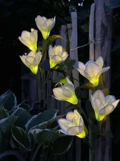 VIAMAJA Lys Og Led|Udendørs Led<Magnolia med solceller - Hvid