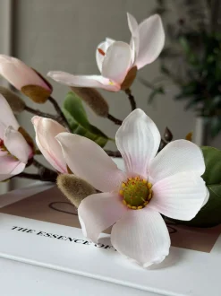 VIAMAJA Blomster<Magnoliagren - Pink 52cm