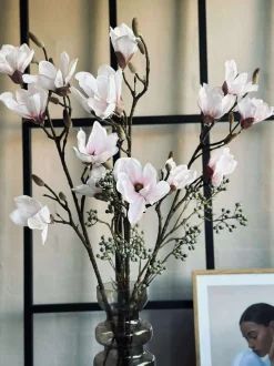 VIAMAJA Blomster<Magnoliagren pink - 92cm