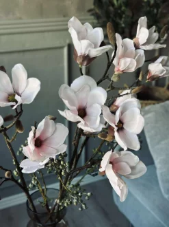 VIAMAJA Blomster<Magnoliagren pink - 92cm