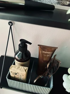 VIAMAJA Makeup Opbevaring|Kreativ Opbevaring<Makeup organiser med opdeling – Grå
