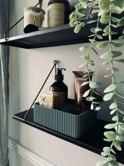 VIAMAJA Makeup Opbevaring|Kreativ Opbevaring<Makeup organiser med opdeling – Grå