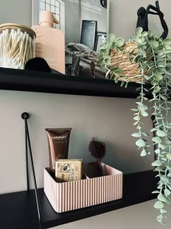 VIAMAJA Makeup Opbevaring|Kreativ Opbevaring<Makeup organiser med opdeling – Rosa