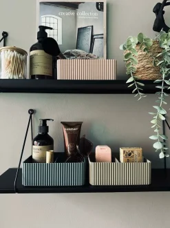VIAMAJA Makeup Opbevaring|Kreativ Opbevaring<Makeup organiser med opdeling – Rosa