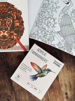 VIAMAJA Kontorartikler|Art Therapy<Malebog for voksne - Animal MIX