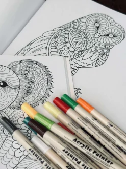 VIAMAJA Kontorartikler|Art Therapy<Malebog for voksne - Animal MIX