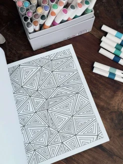 VIAMAJA Kontorartikler|Art Therapy<Malebog for voksne - MIX