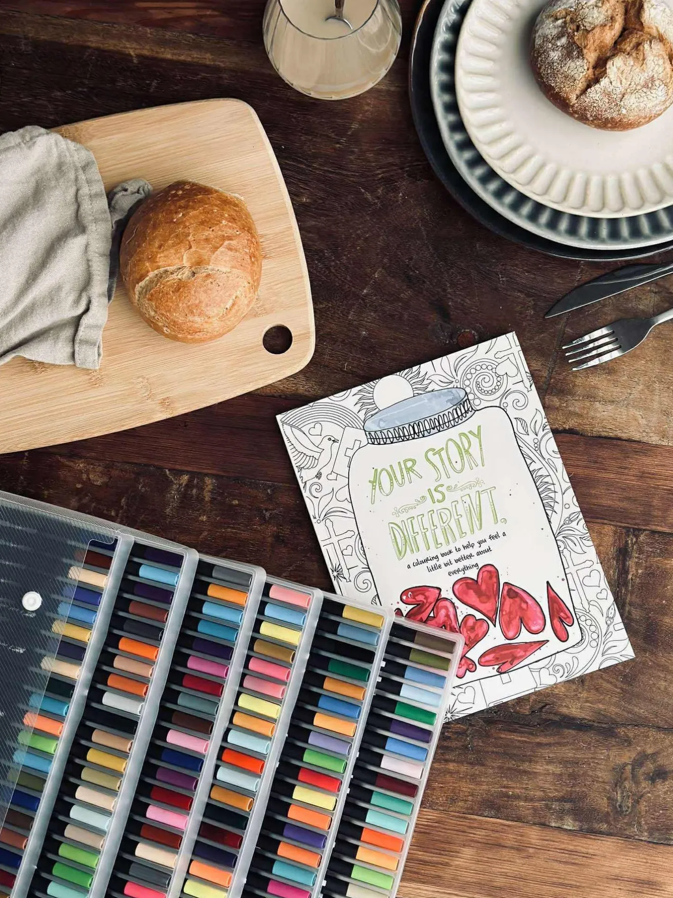 VIAMAJA Kontorartikler|Art Therapy<Malebog for voksne - Your Story Is Different