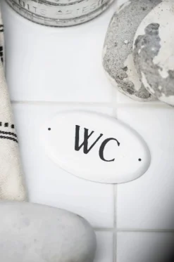 VIAMAJA Badeaccessories|Tilbehør Til Badeværelse<Metalskilt WC