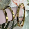 VIAMAJA Armbånd<Mindy sæt m. armbånd og øreringe - forgyldt