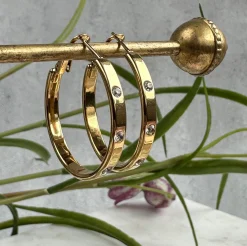 VIAMAJA Armbånd<Mindy sæt m. armbånd og øreringe - forgyldt