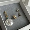 VIAMAJA Ørestikker<Mix box OLYMPIA med 4 øreringe - Sterling Silver