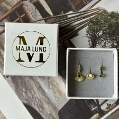 VIAMAJA Ørestikker<Mix box TULISA med 4 øreringe - Sterling Silver