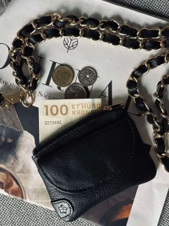 VIAMAJA Nøgleringe<Mobil / Nøglesnor – Black leather