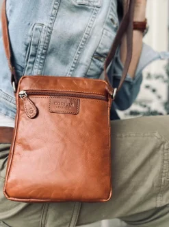 VIAMAJA Cross Body|Læder Tasker<Mobiltaske / Crossover – Cognac Daily