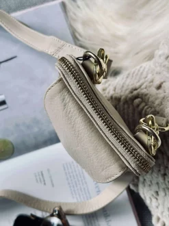 VIAMAJA Læder Tasker|Mobiltasker<Mobiltaske - Sand / gold