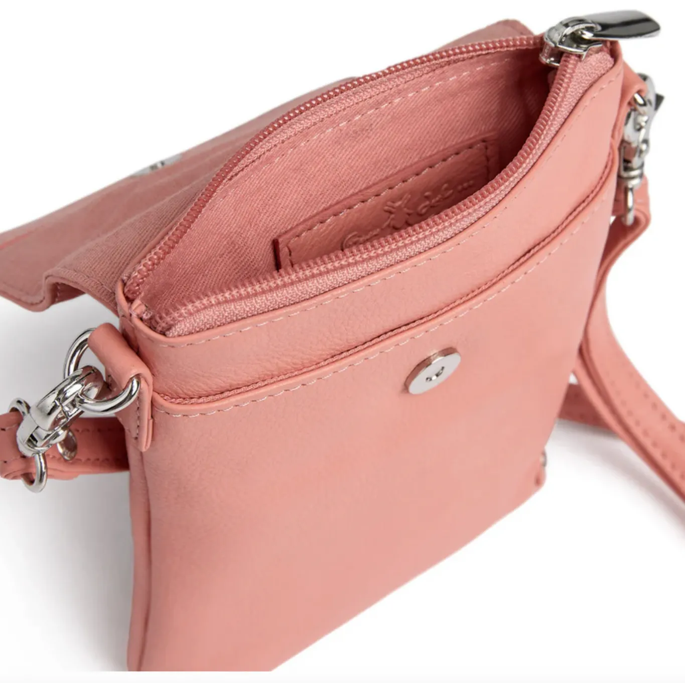 VIAMAJA Læder Tasker|Mobiltasker<Mobiltaske Aura - Soft peach