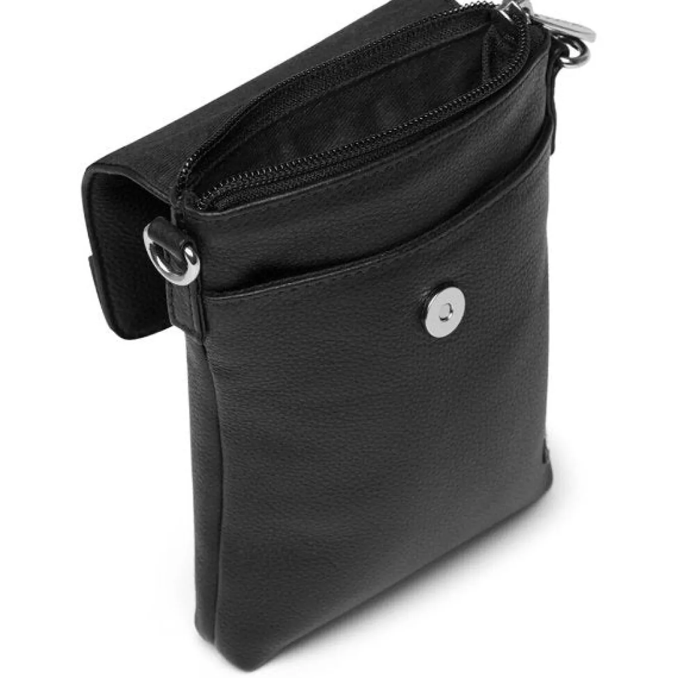 VIAMAJA Læder Tasker|Mobiltasker<Mobiltaske Aura Black