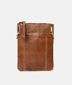 VIAMAJA Læder Tasker|Mobiltasker<Mobiltaske Gunilla walnut