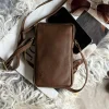VIAMAJA Læder Tasker|Mobiltasker<Mobiltaske Misse - Coffee / gold
