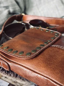 VIAMAJA Læder Tasker|Mobiltasker<Mobiltaske Sally Walnut