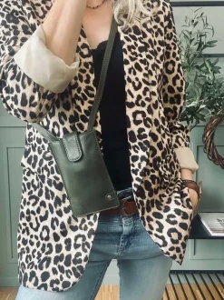 VIAMAJA Læder Tasker|Mobiltasker<Mobiltaske Small Aura Army