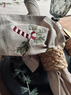 VIAMAJA Duge Og Mundservietter|Jul<Mundservietter Jul Nostalgi - 4 stk