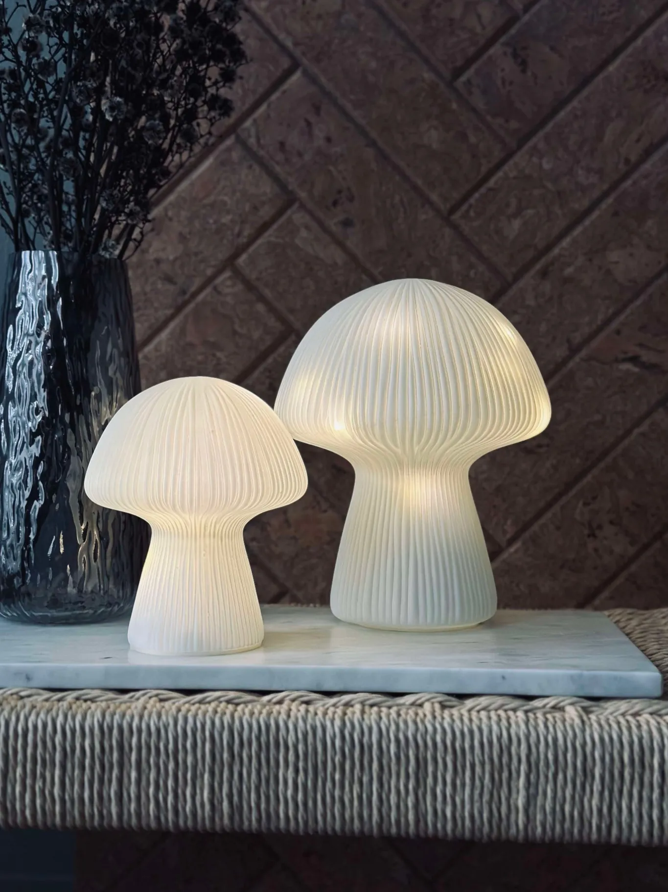 VIAMAJA Lamper|Mushroom Lamper<Mushroom Astrid - White 20 cm