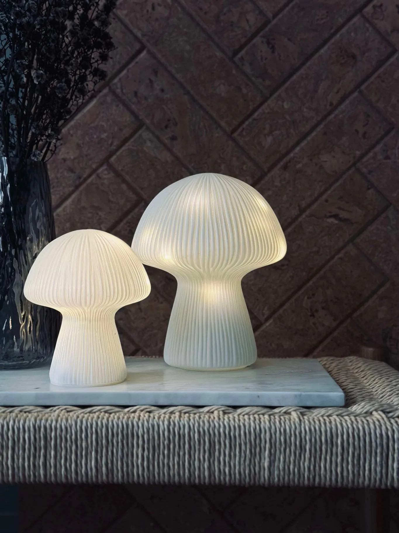 VIAMAJA Lamper|Mushroom Lamper<Mushroom Astrid - White 20 cm