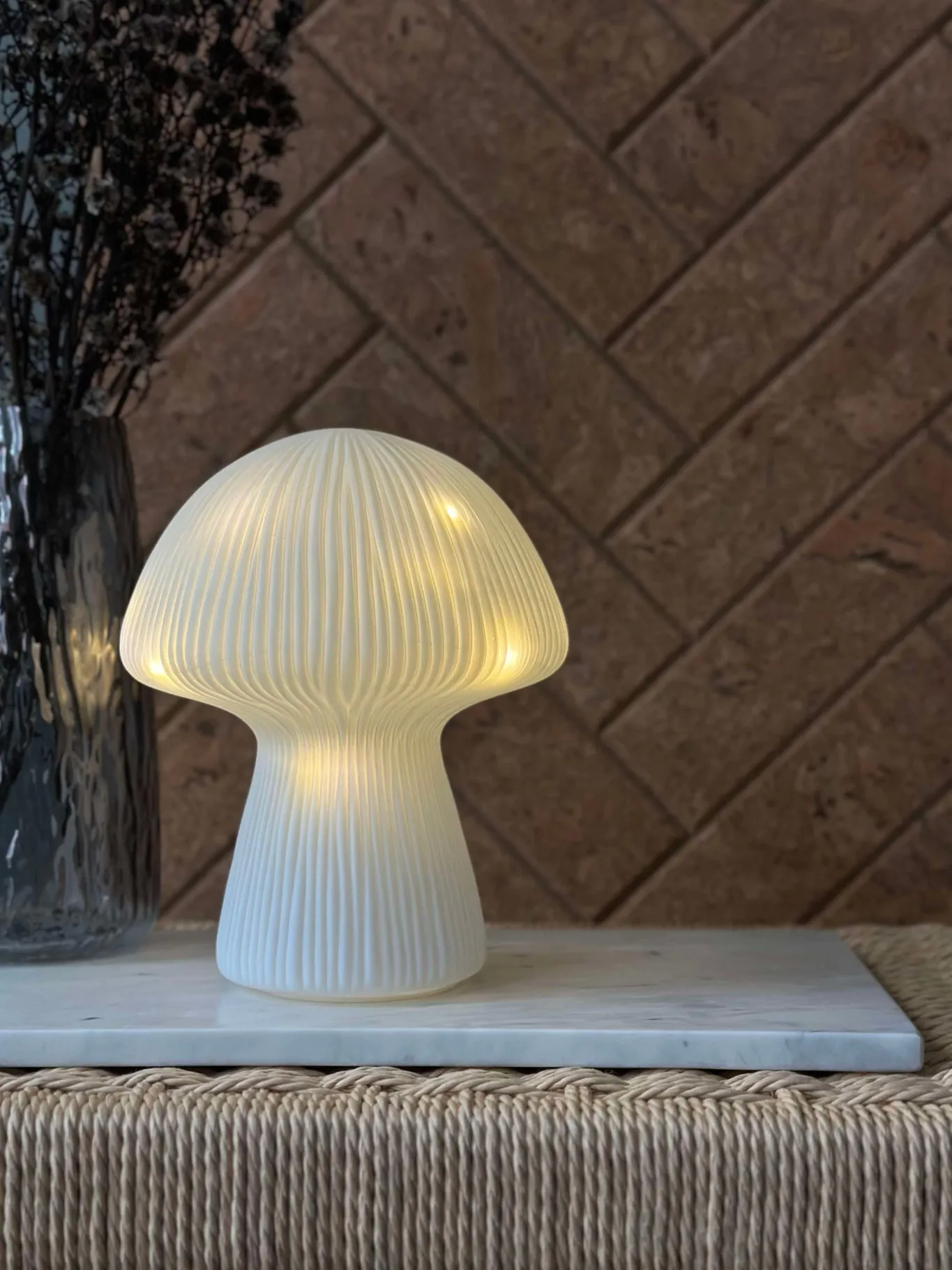 VIAMAJA Lamper|Mushroom Lamper<Mushroom Astrid - White 20 cm