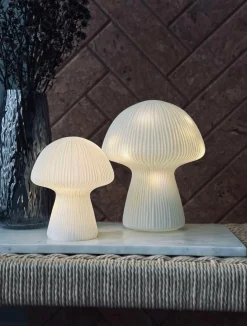 VIAMAJA Lamper|Mushroom Lamper<Mushroom Big Astrid - White 25 cm