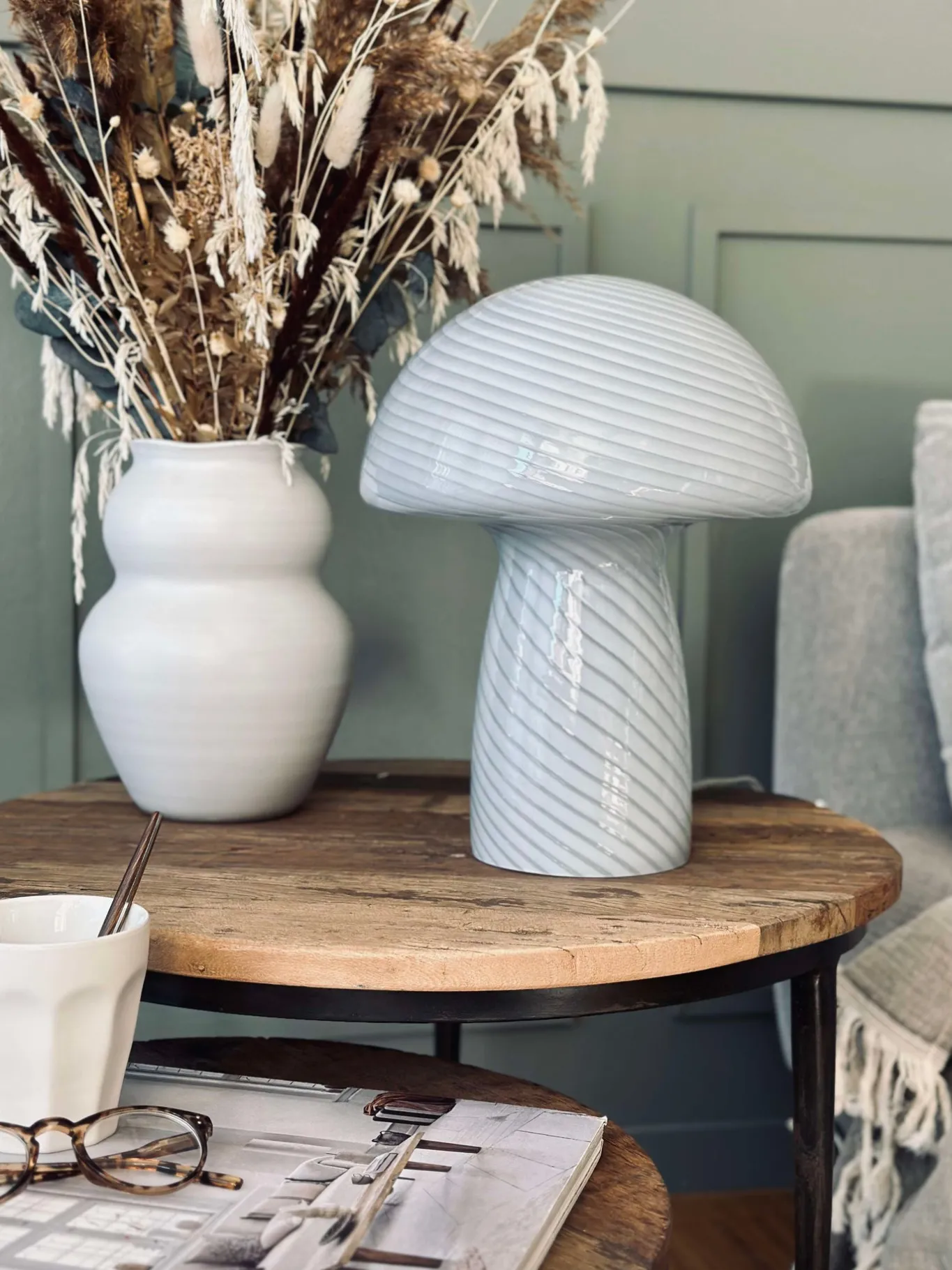 VIAMAJA Mushroom Lamper|Mushroom Lamper<Mushroom Elsa - Grå 32cm