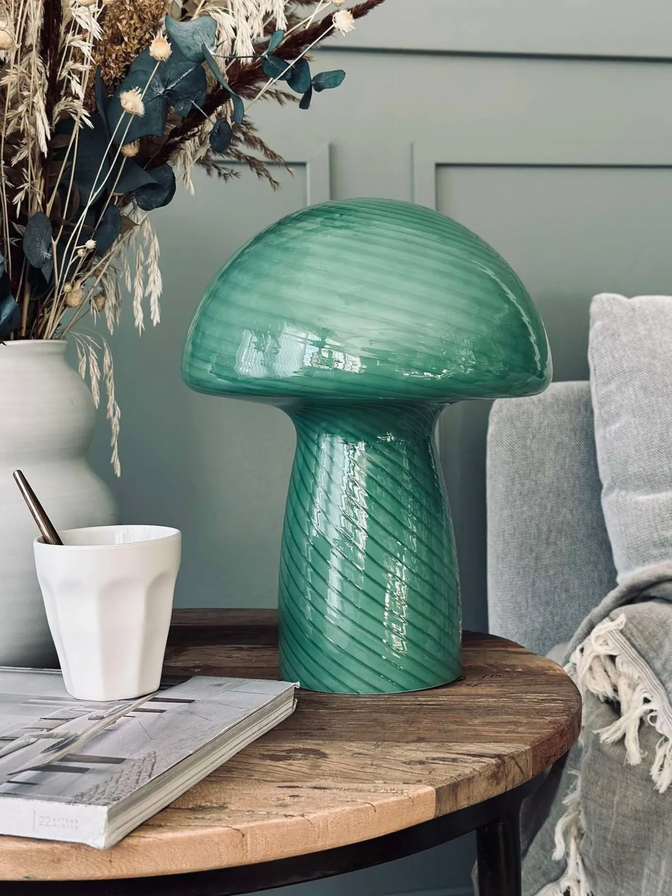 VIAMAJA Mushroom Lamper|Mushroom Lamper<Mushroom Elsa - Grøn 32cm