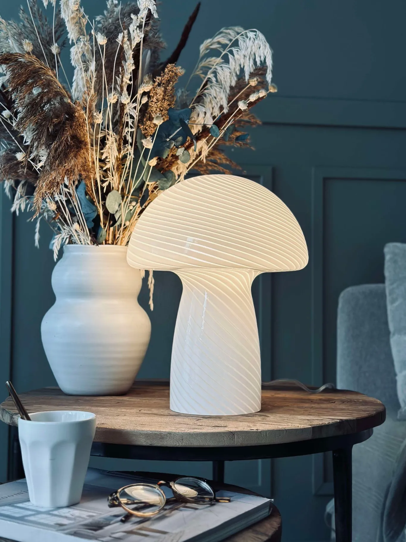 VIAMAJA Mushroom Lamper|Mushroom Lamper<Mushroom Elsa - Hvid 32 cm