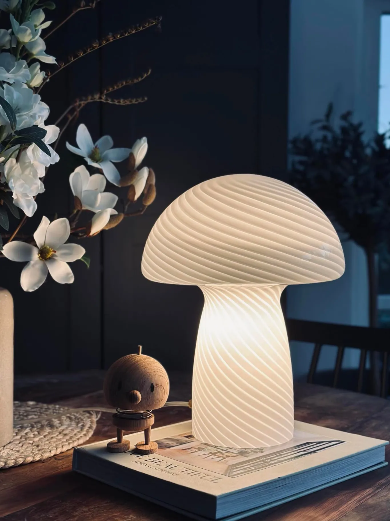 VIAMAJA Mushroom Lamper|Mushroom Lamper<Mushroom Elsa - Hvid 32 cm