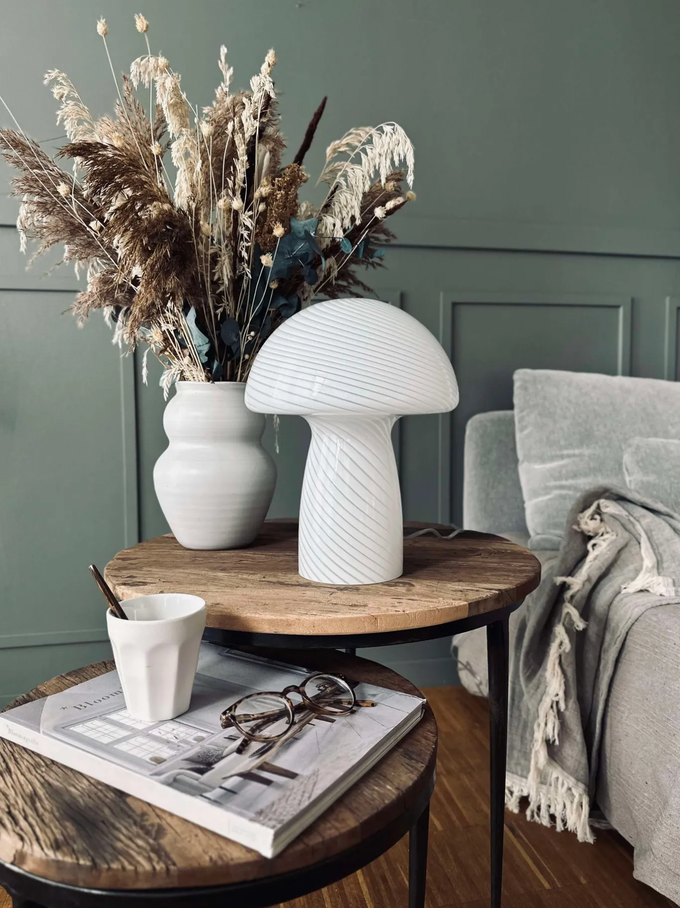 VIAMAJA Mushroom Lamper|Mushroom Lamper<Mushroom Elsa - Hvid 32 cm