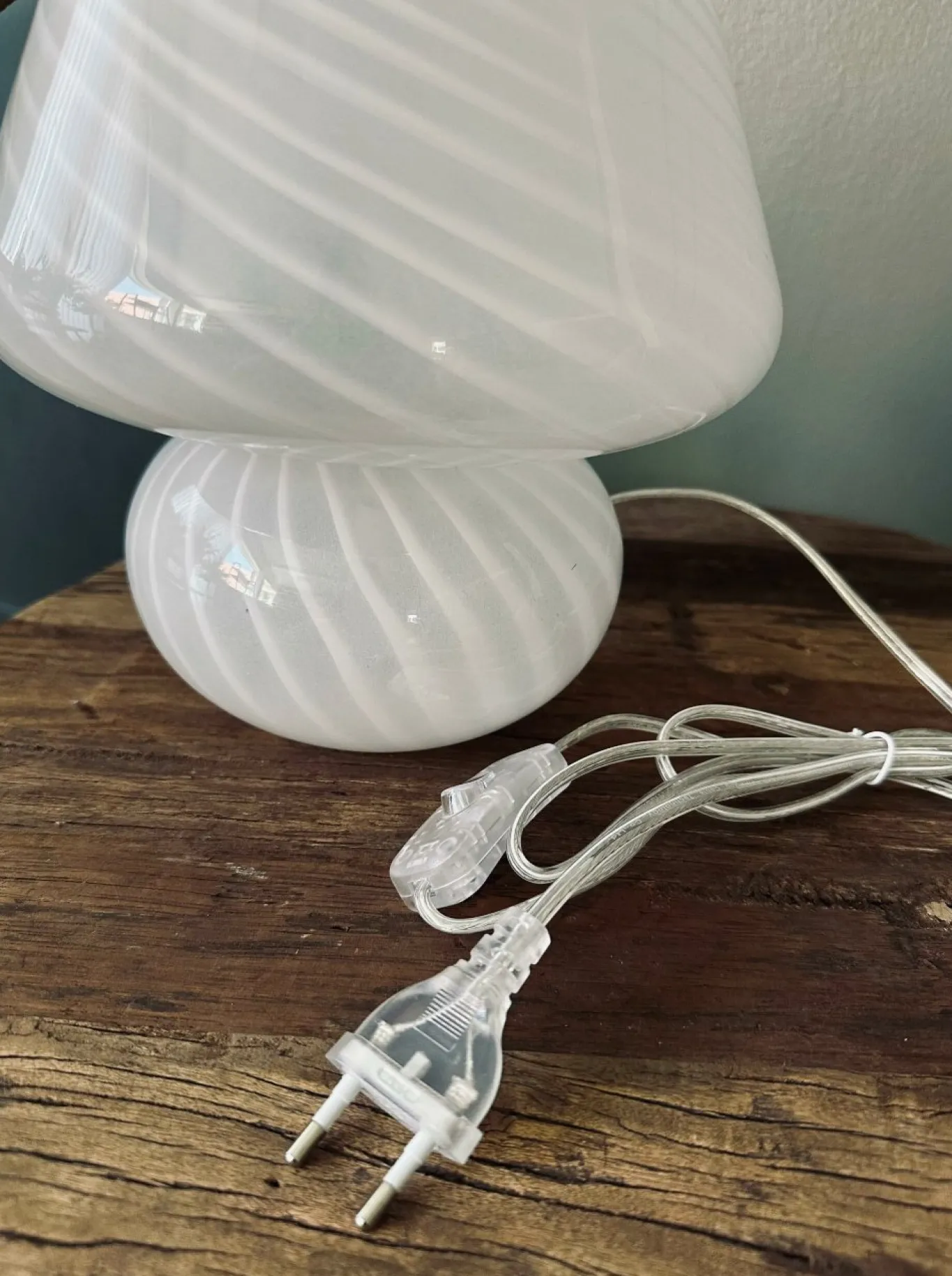 VIAMAJA Mushroom Lamper|Mushroom Lamper<Mushroom Large - Hvid mundblæst glas